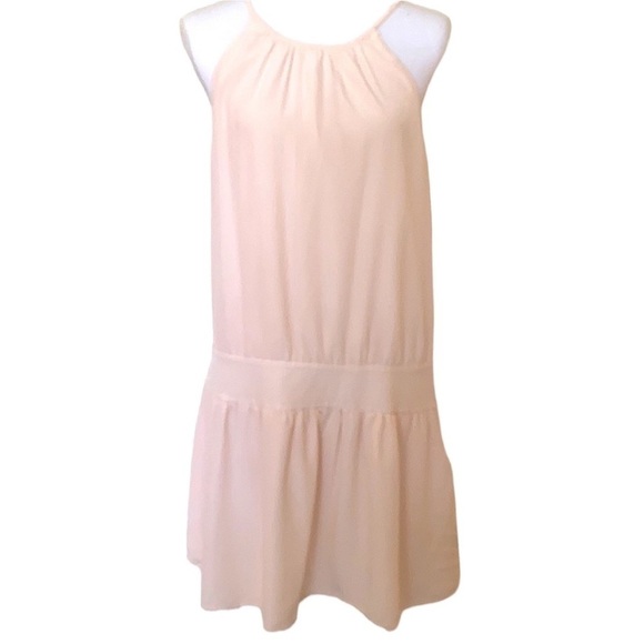 🌺JOIE Ariadna Drop Waist Silk Short Pesca Dress Size 6🌺 - Picture 3 of 10